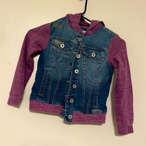 Levi’s denim girls jacket small